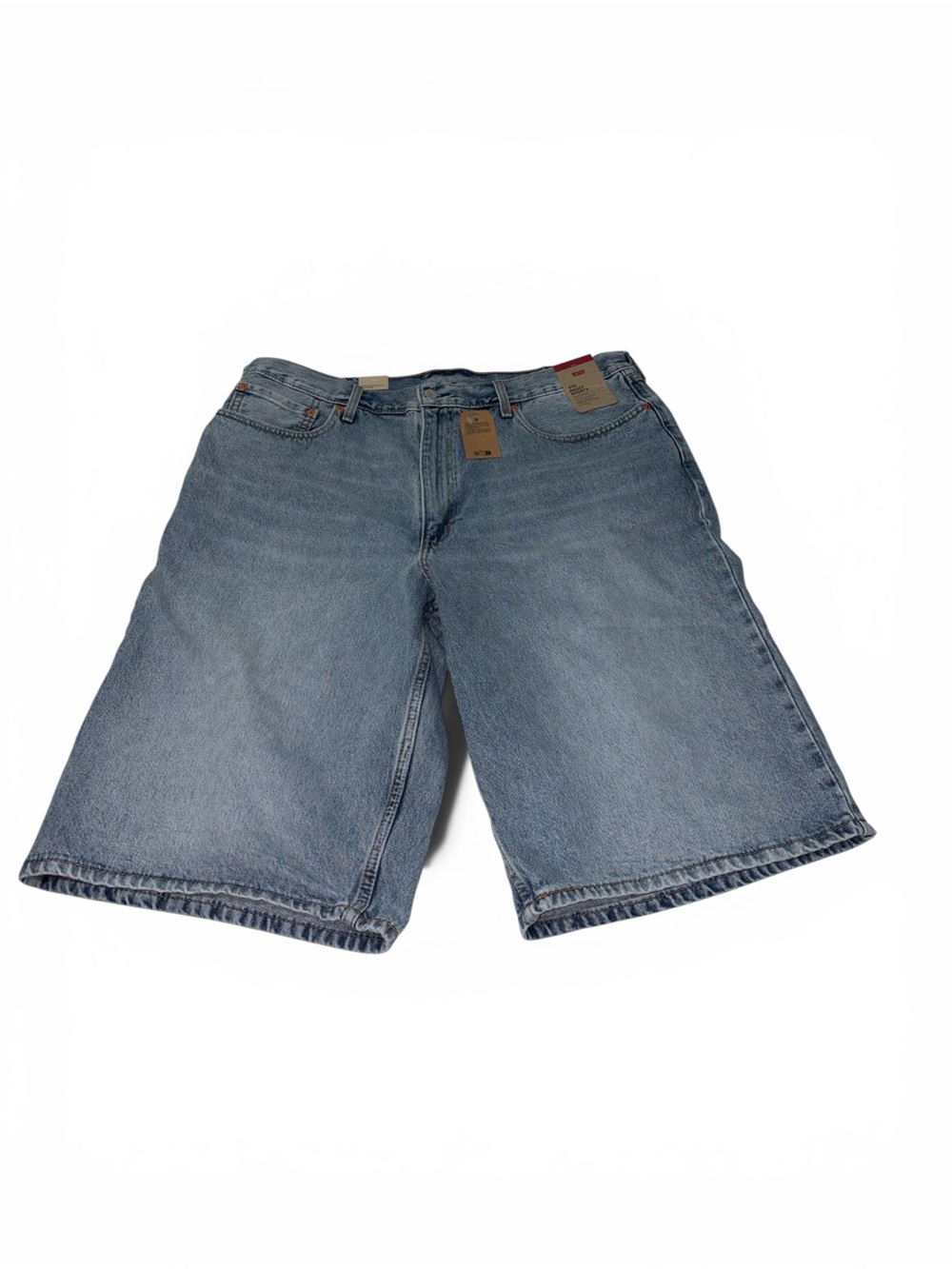 Levi's New Size 40 Blue Men's Denim 470 Baggy Shorts - Classic Five-Pocket